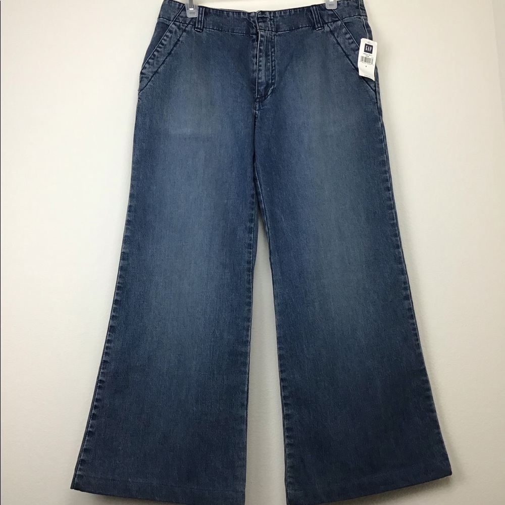 GAP Wide Leg Jeans NWT 8